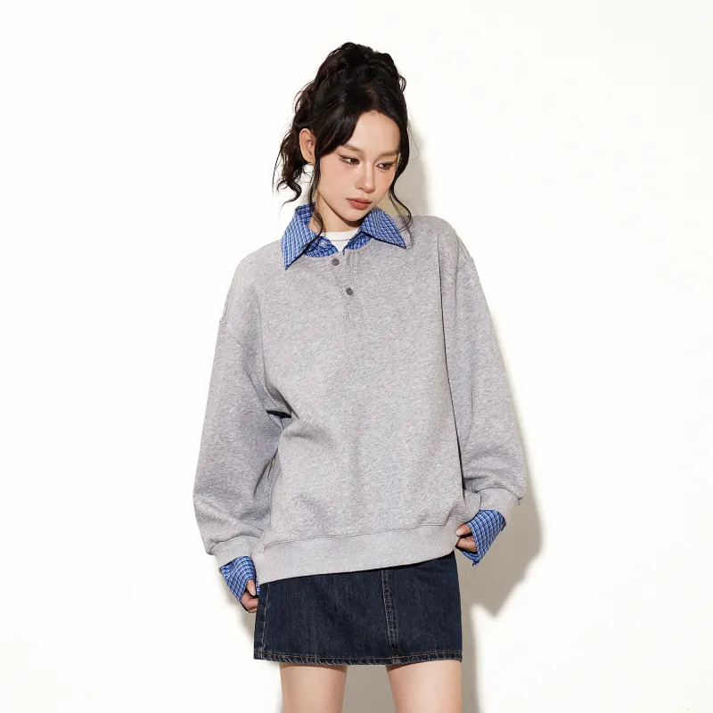 ZUOBEIKA Sweatshirts Women's Heather Gray-2