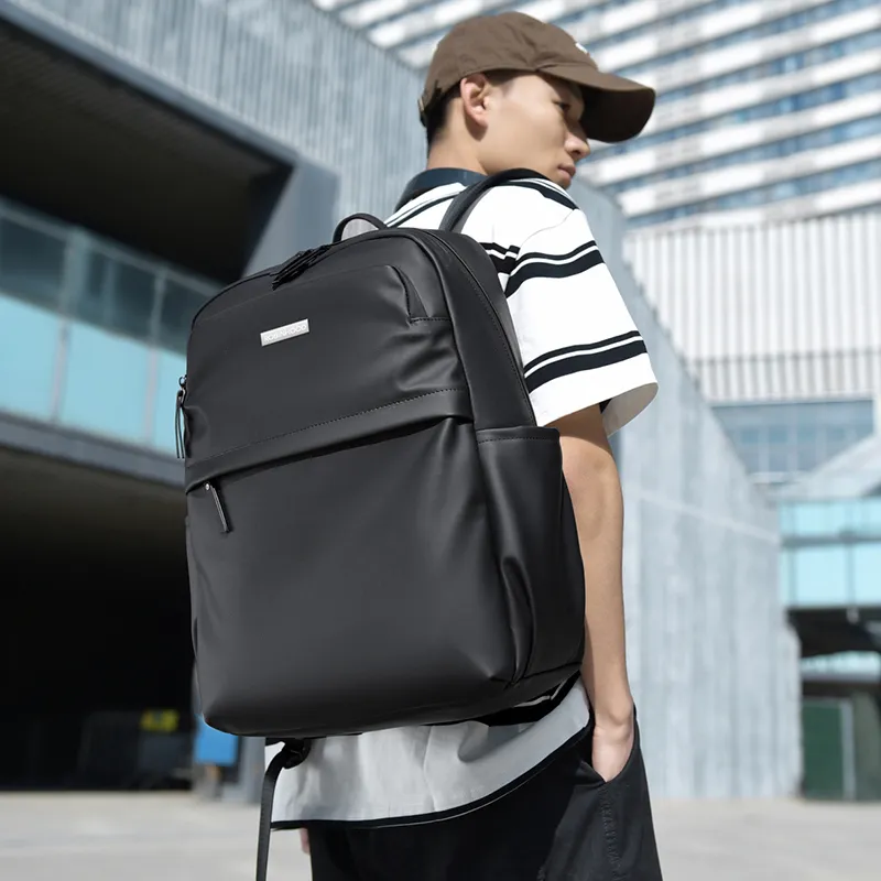 ROBINHOOD Oxford Backpack Regular Men's Black/Gray/Green-1