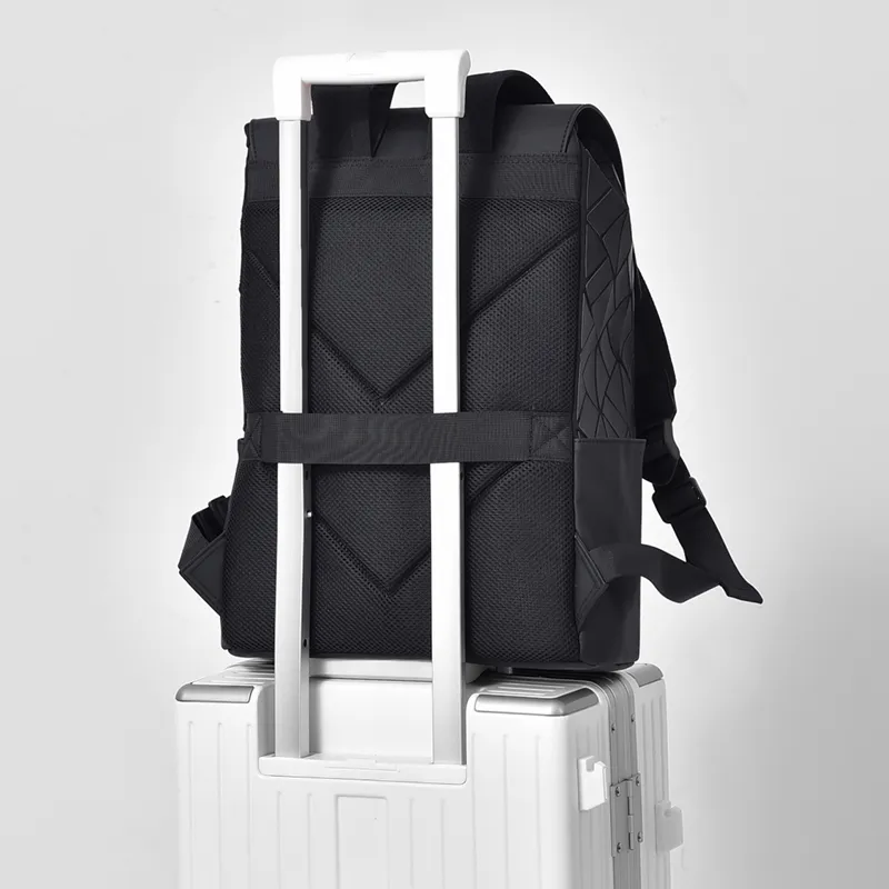 ROBINHOOD Oxford Backpack Regular Men's Black/Gray/Dazzling Color-7