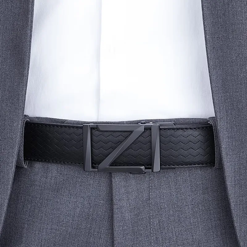 ROBINHOOD Cow Split Leather Belts Men's 3.5cm-4