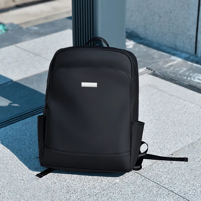 ROBINHOOD Oxford Backpack Men's Black/Gray/Green-4