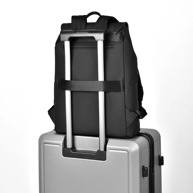 ROBINHOOD Oxford Backpack Men's Black/Gray/Green-6