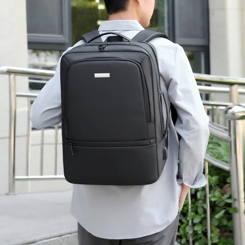 ROBINHOOD Oxford Backpack Men's Black/Gray-1