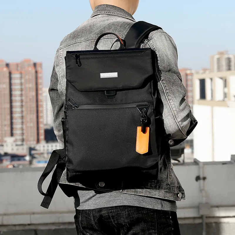 ROBINHOOD Oxford Backpack Men's Black-1