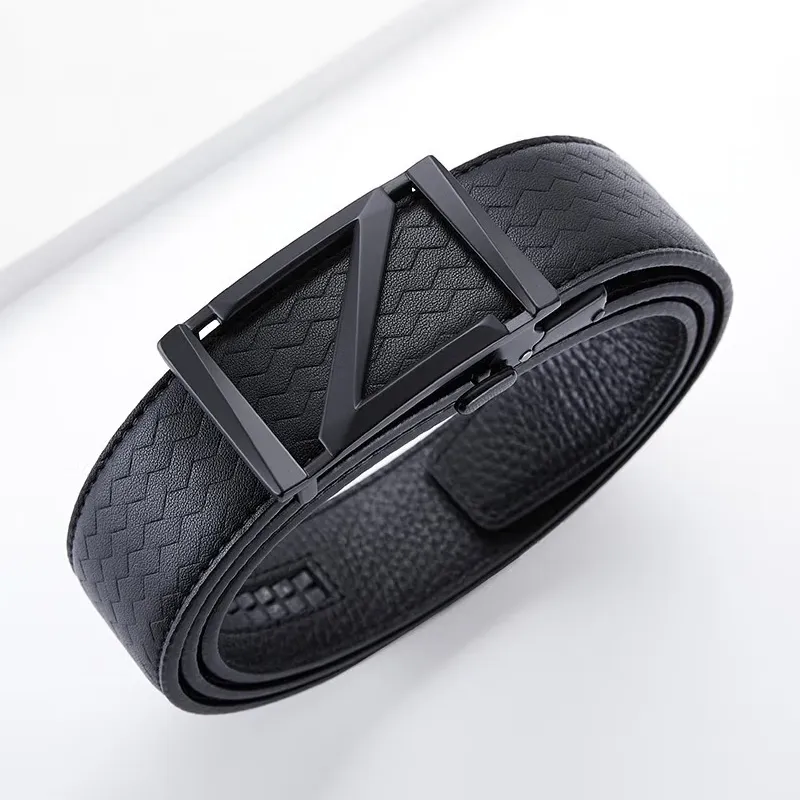 ROBINHOOD Cow Split Leather Belts Men's 3.5cm-1