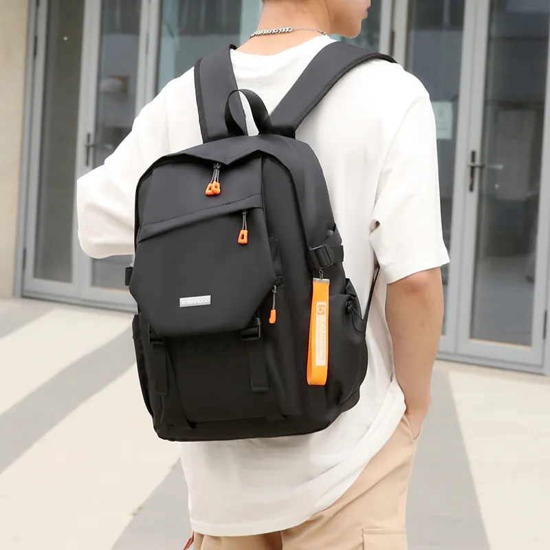 ROBINHOOD Oxford Backpack Men's Black/Gray-1
