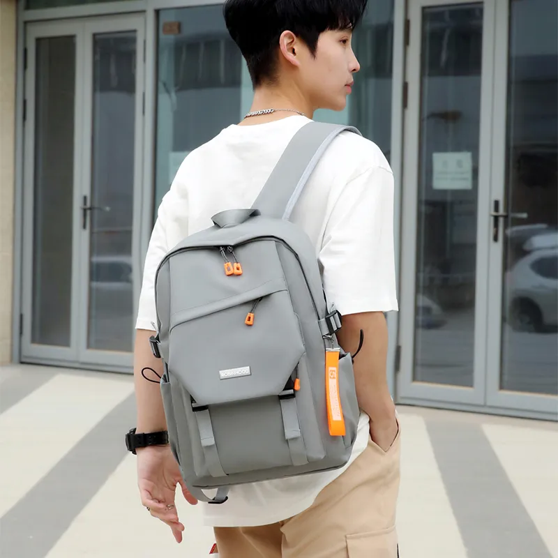 ROBINHOOD Oxford Backpack Men's Black/Gray-2