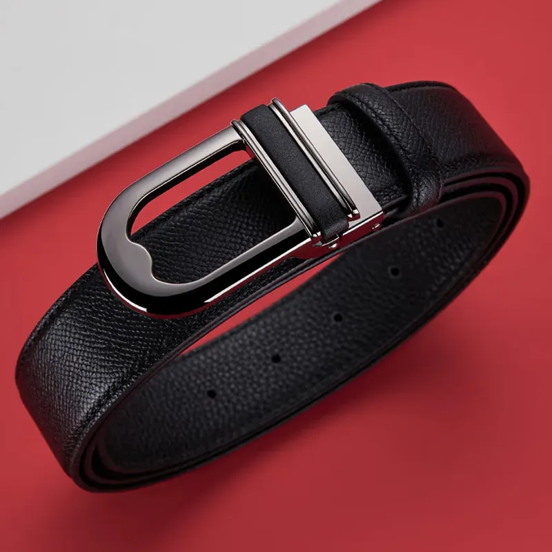 ROBINHOOD Top Grain Cow Leather Belts Men's 3.5cm-2