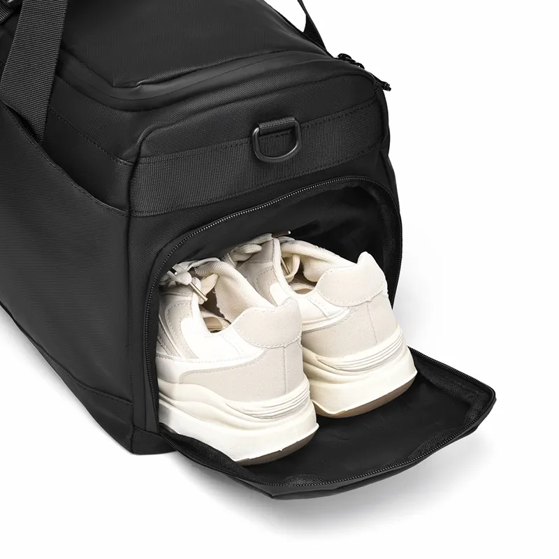 ROBINHOOD Oxford Travel Bag Men's Black/Gray/Green-6