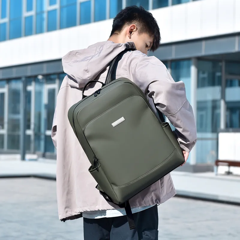 ROBINHOOD Oxford Backpack Men's Black/Gray/Green-3