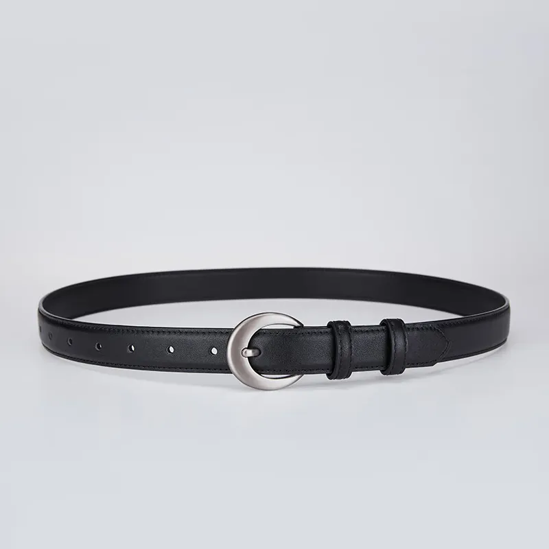ROBINHOOD Cow Split Leather Belts Women's Width 2.5cm-5