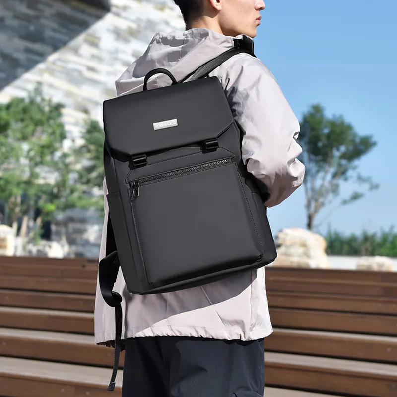 ROBINHOOD Oxford Backpack Men's Black/Gray/Green-1