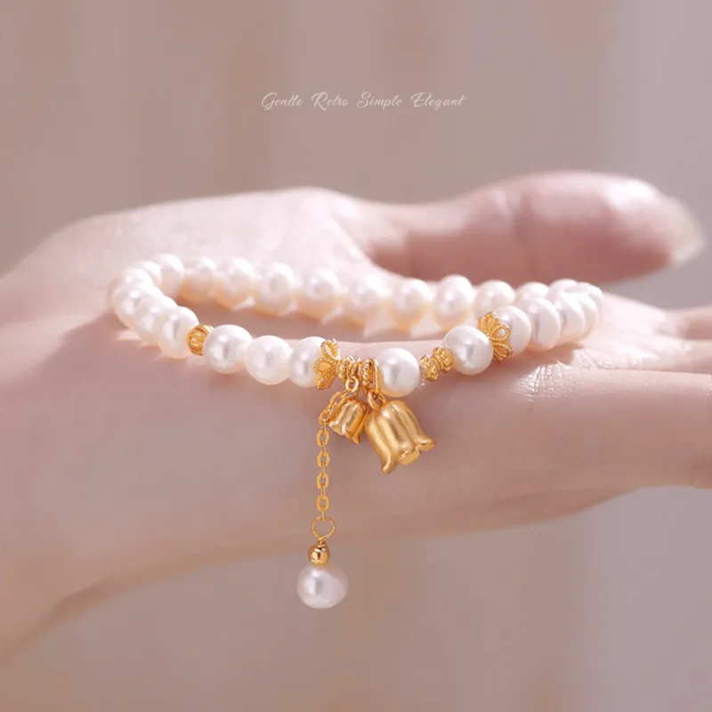 YUDIAN Freshwater Pearl Bracelets Women's-4