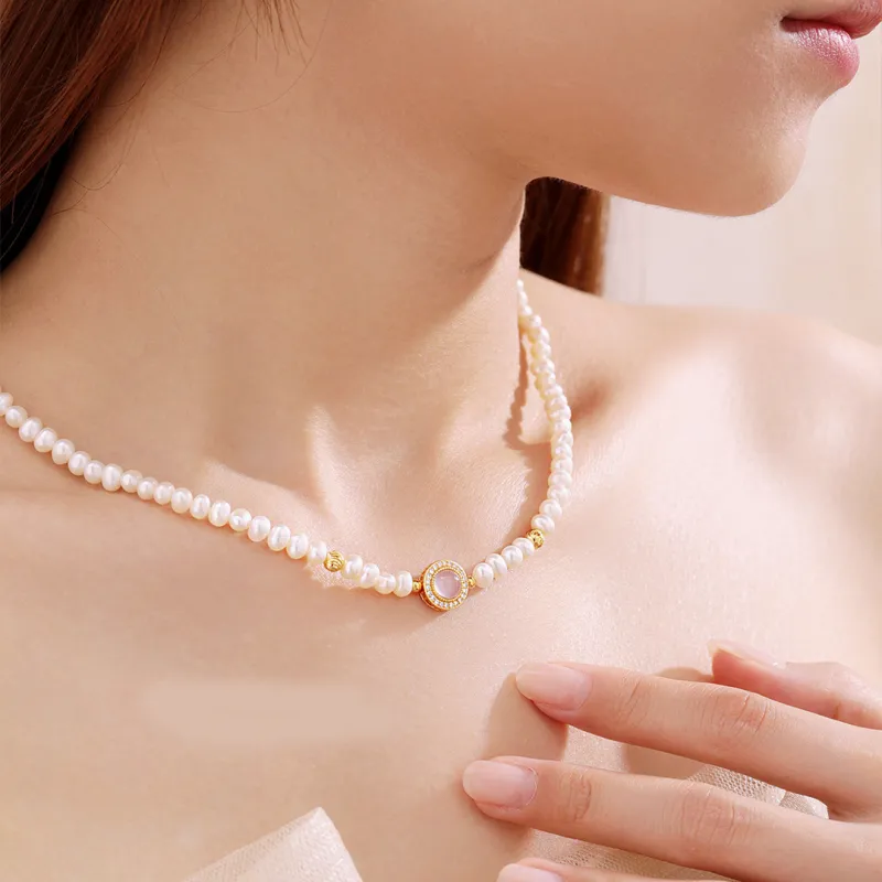YUDIAN Freshwater Pearl Necklaces Women's-1