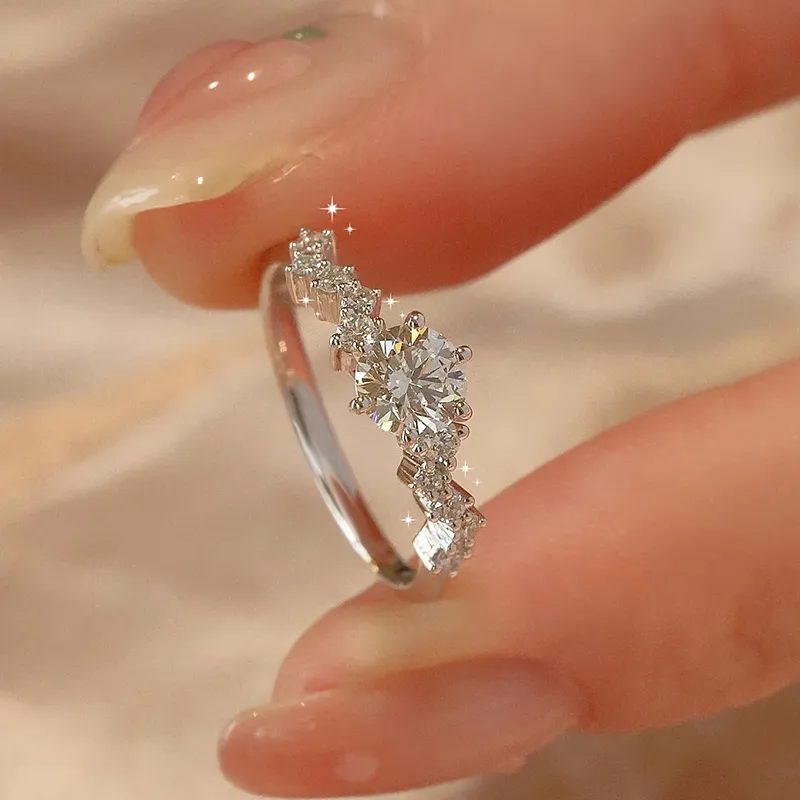 YUDIAN S925 Silver Rings Women's-4