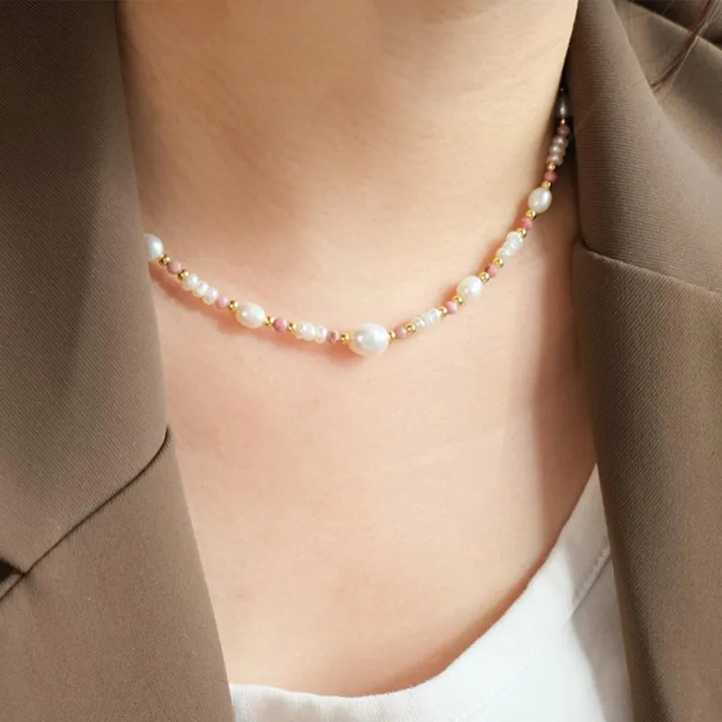 YUDIAN Freshwater Pearl Necklaces Women's-2