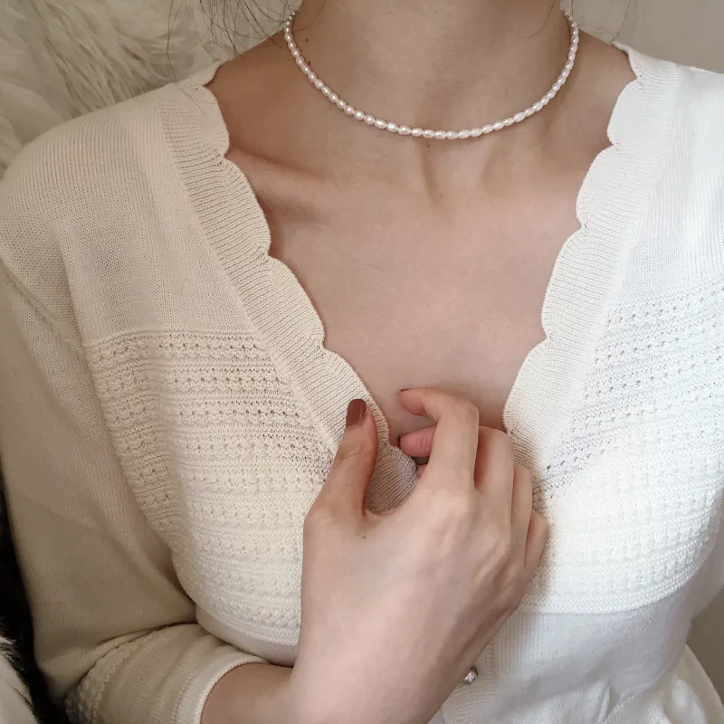 YUDIAN Freshwater Pearl Necklaces Women's-1