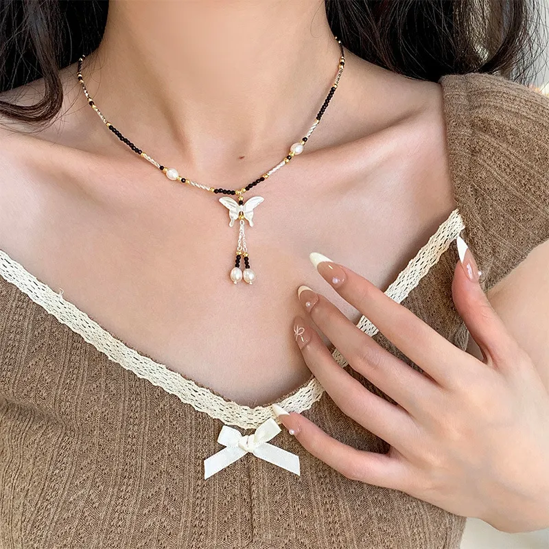 YUDIAN Freshwater Pearl Necklaces Women's-3