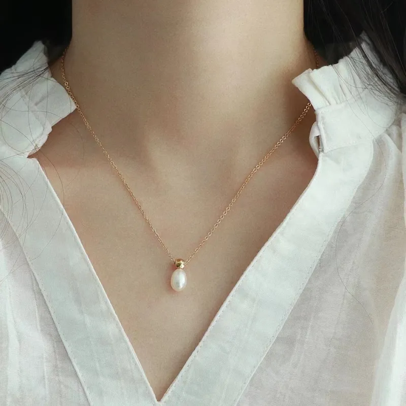 YUDIAN Freshwater Pearl Necklaces Women's-2