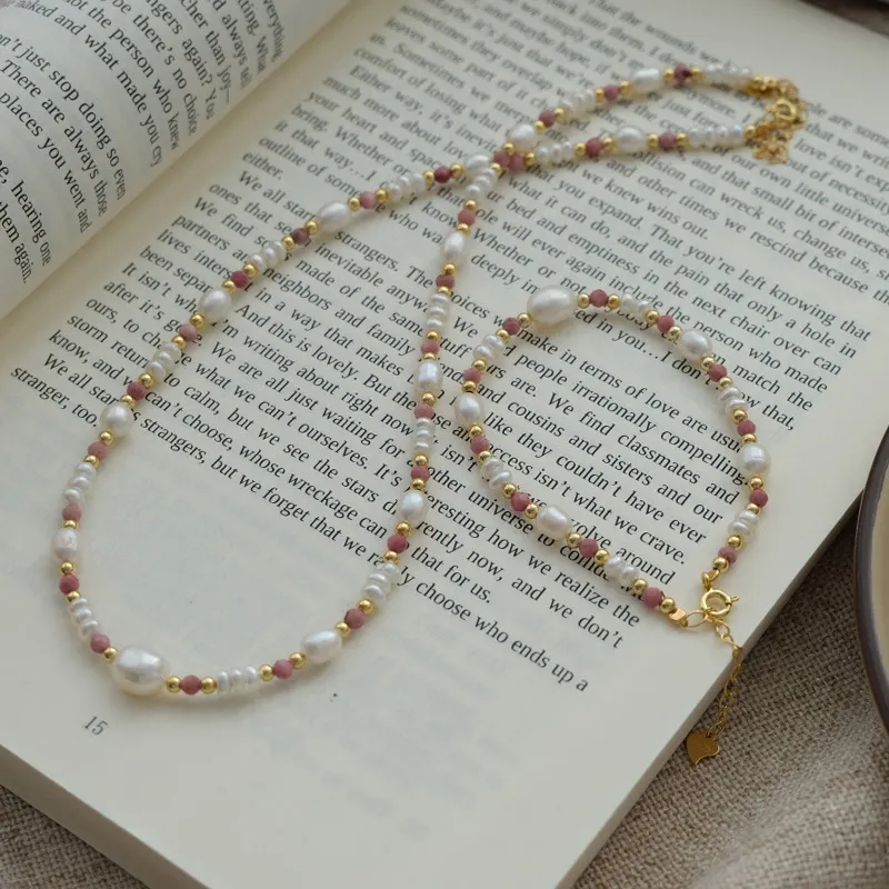 YUDIAN Freshwater Pearl Necklaces Women's-4