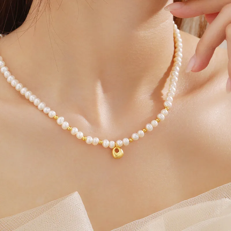 YUDIAN Freshwater Pearl Necklaces Women's-3