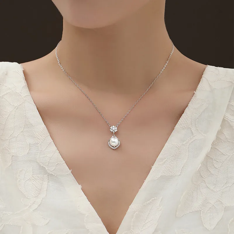 YUDIAN Freshwater Pearl Necklaces Women's-3