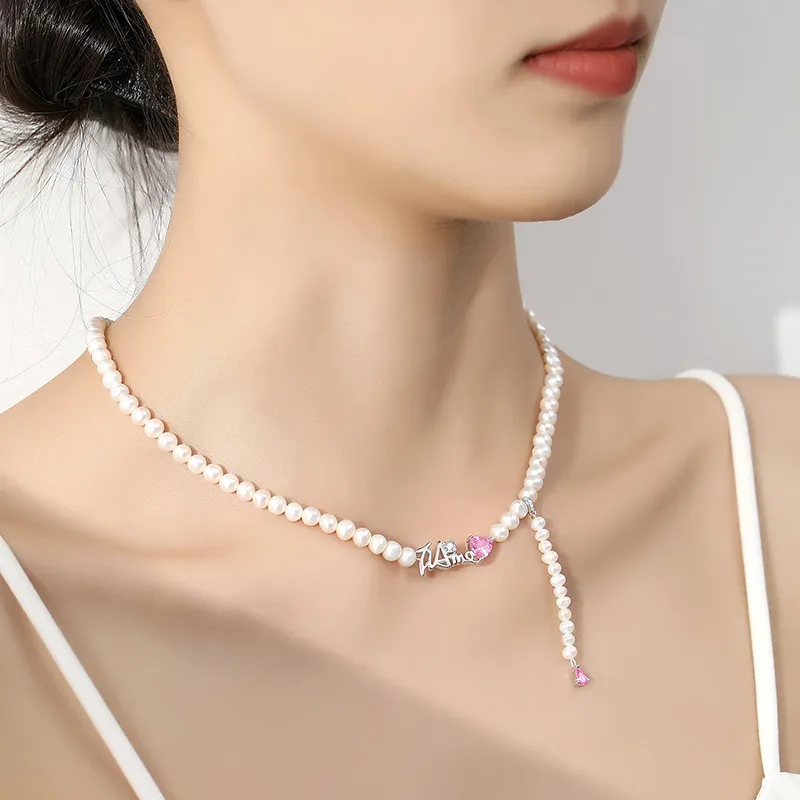 YUDIAN Freshwater Pearl Necklaces Women's-3