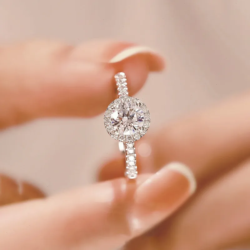 YUDIAN S925 Silver Rings Women's-2
