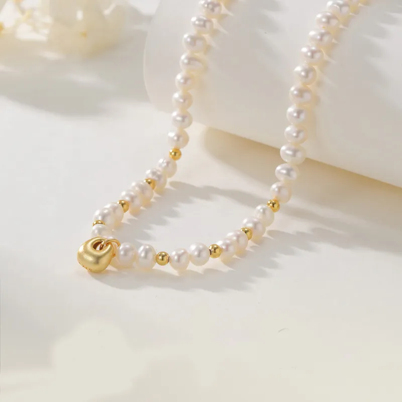 YUDIAN Freshwater Pearl Necklaces Women's-4