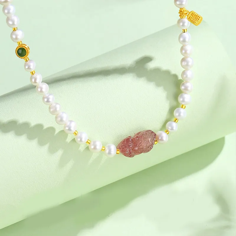 YUDIAN Freshwater Pearl Necklaces Women's-2