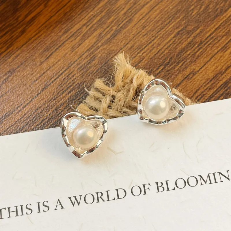 YUDIAN Freshwater Pearl Pearl Stud Earrings Women's-2