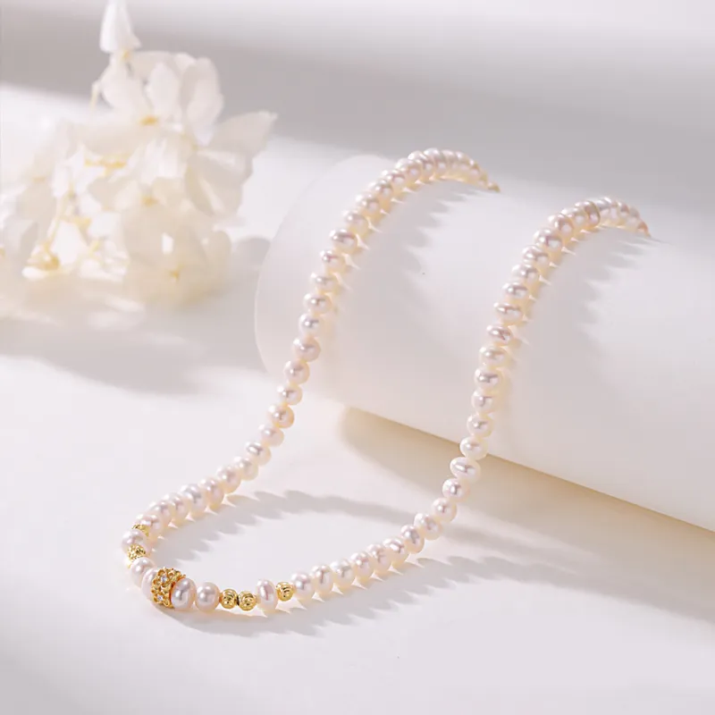 YUDIAN Freshwater Pearl Necklaces Women's-4