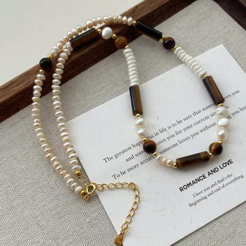 YUDIAN Freshwater Pearl Necklaces Women's-1