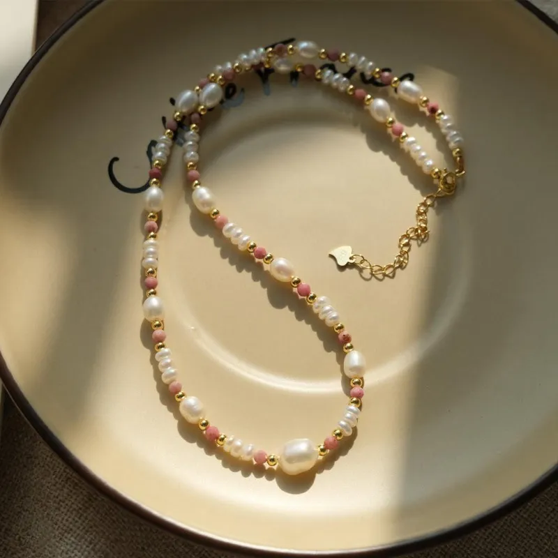 YUDIAN Freshwater Pearl Necklaces Women's-5
