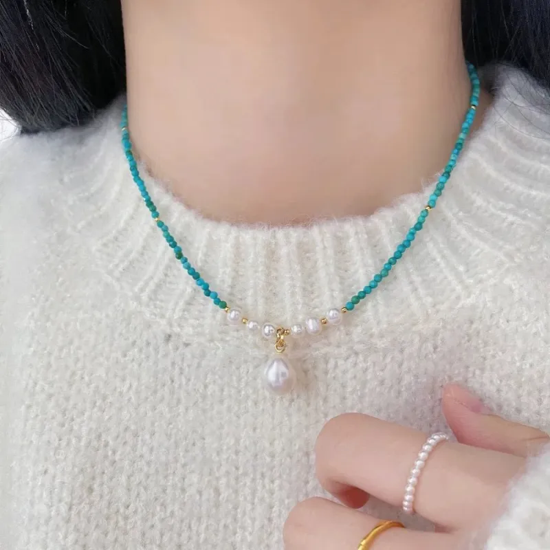 YUDIAN Freshwater Pearl Pearl Necklaces Women's-1