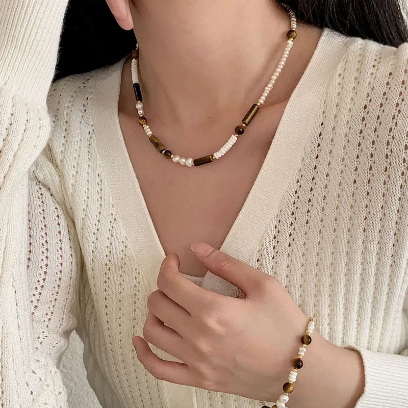 YUDIAN Freshwater Pearl Necklaces Women's-2