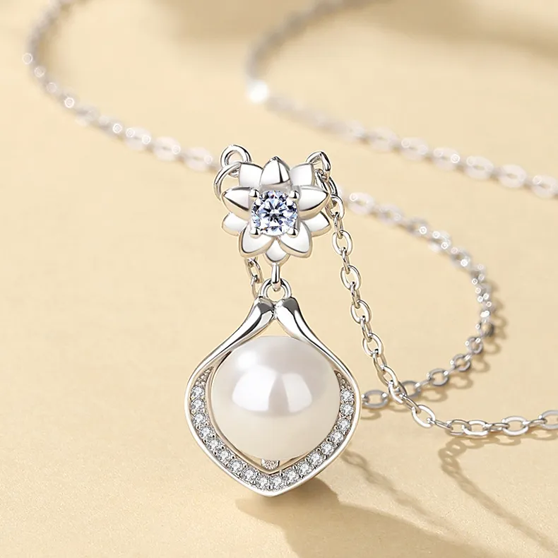 YUDIAN Freshwater Pearl Necklaces Women's-4