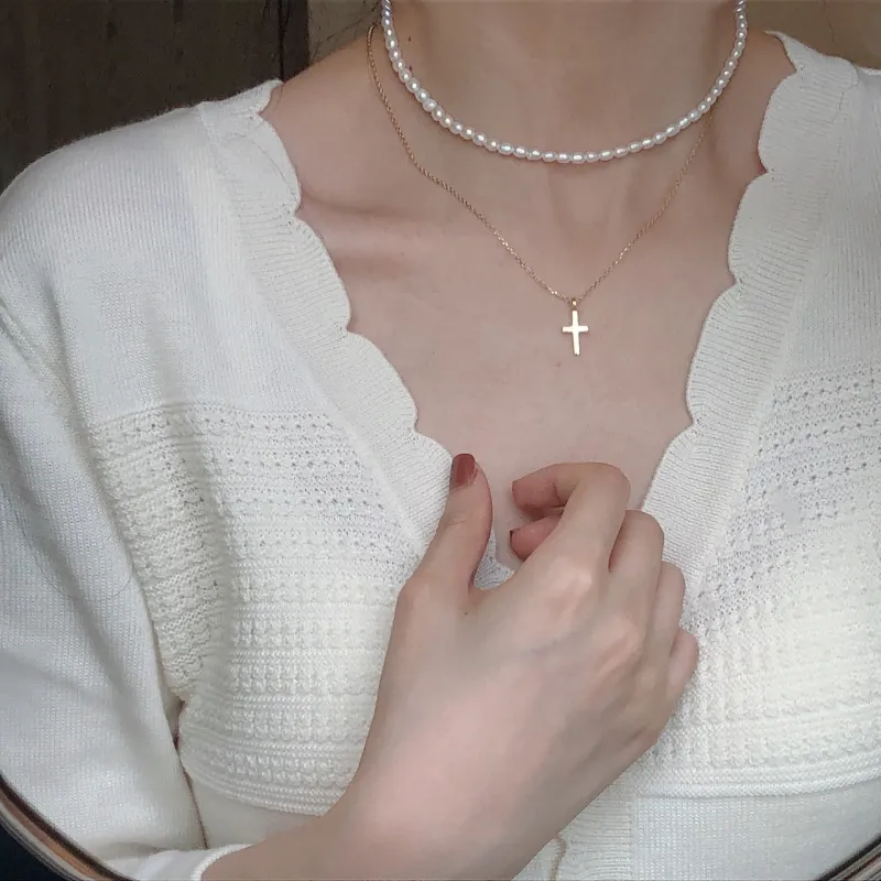 YUDIAN Freshwater Pearl Necklaces Women's-2