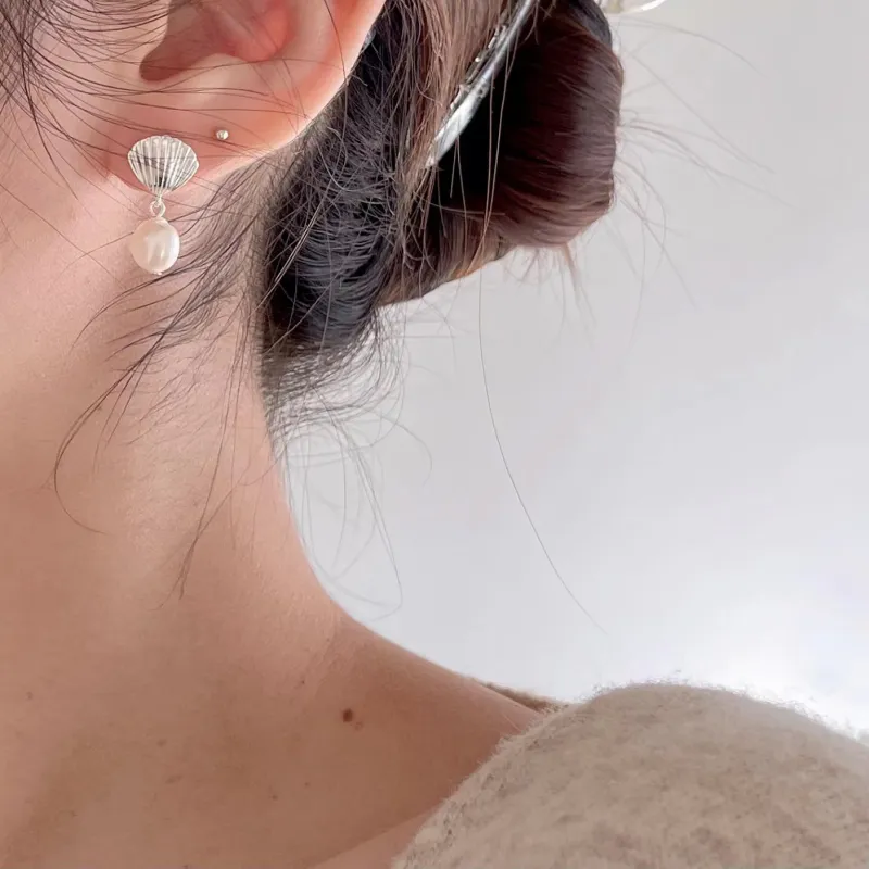 YUDIAN Freshwater Pearl Earrings Women's-3
