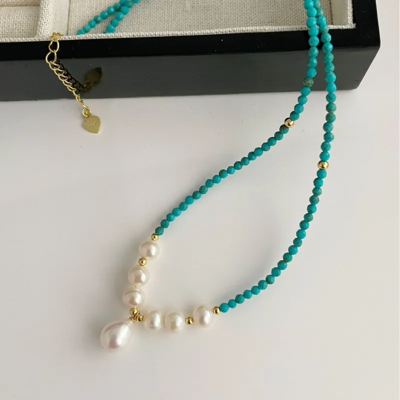 YUDIAN Freshwater Pearl Pearl Necklaces Women's-4
