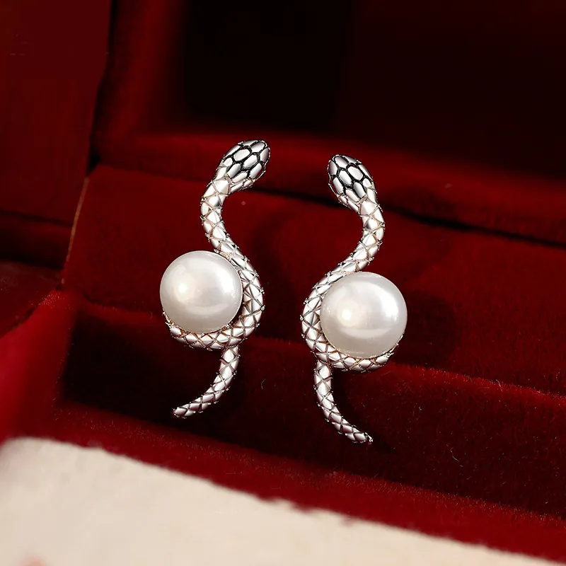YUDIAN Freshwater Pearl Stud Earrings Women's-1