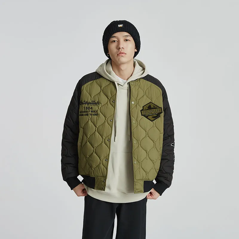 CAT Puffer Jackets Men Black-4