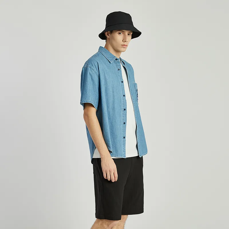 CAT Shirts Men Indigo-5