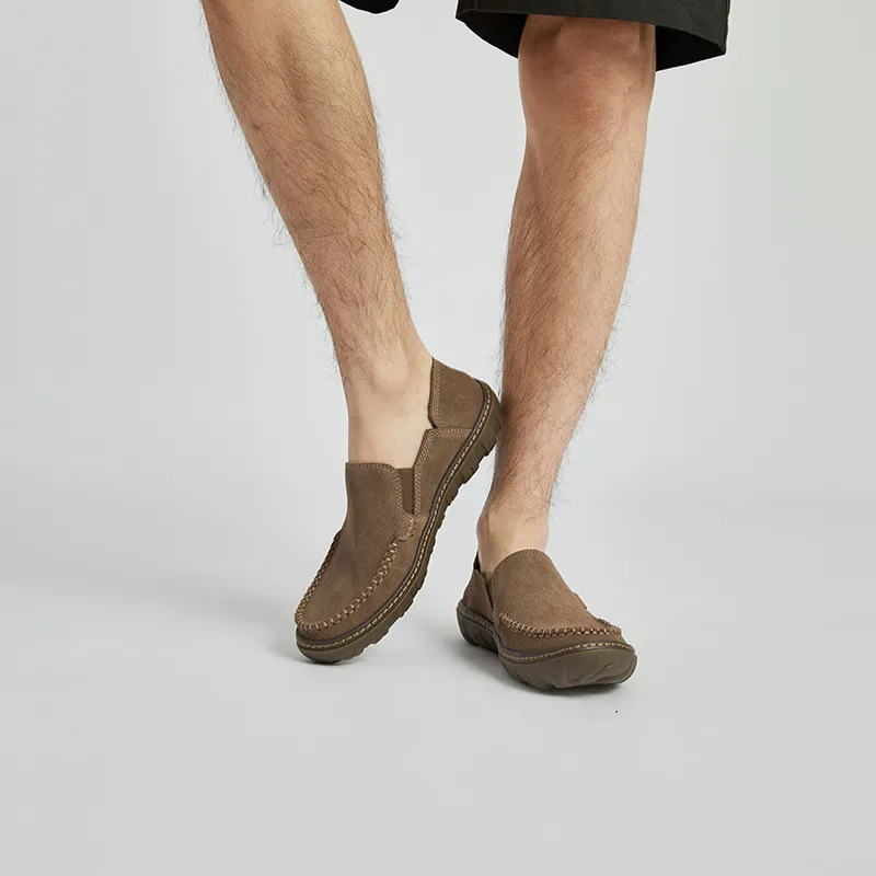 CAT Boat Shoes Men Brown-7