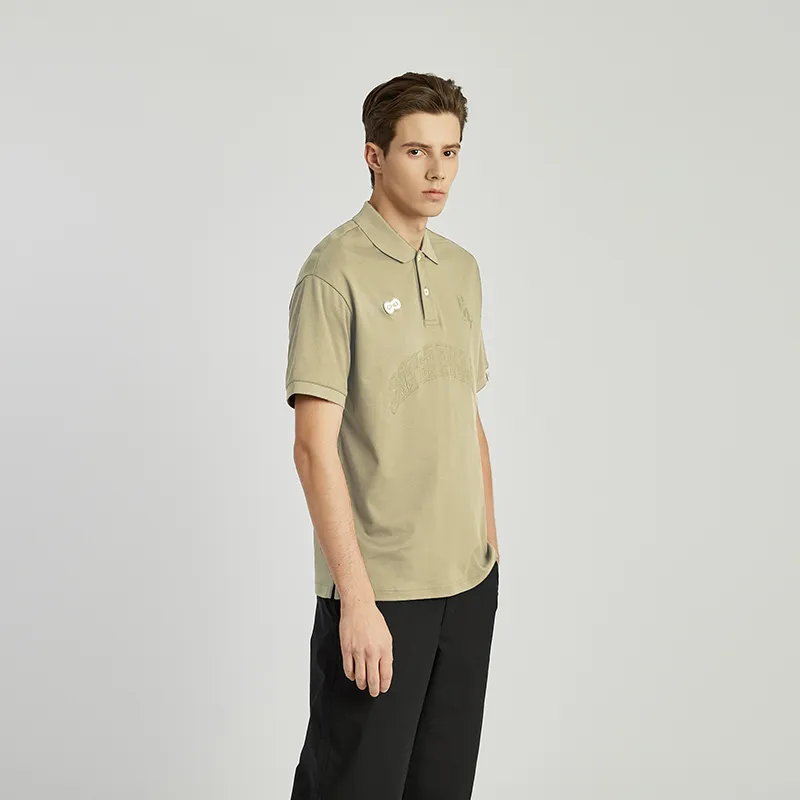 CAT SS24 T Shirt Men's Khaki Green-5
