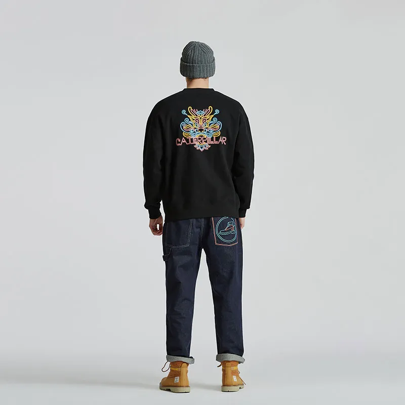 CAT Sweatshirts Men Black-3