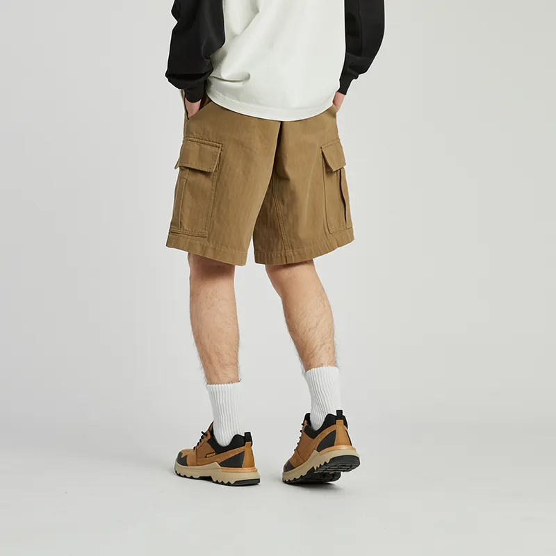 CAT Cargo Shorts Men's Dark Khaki-7