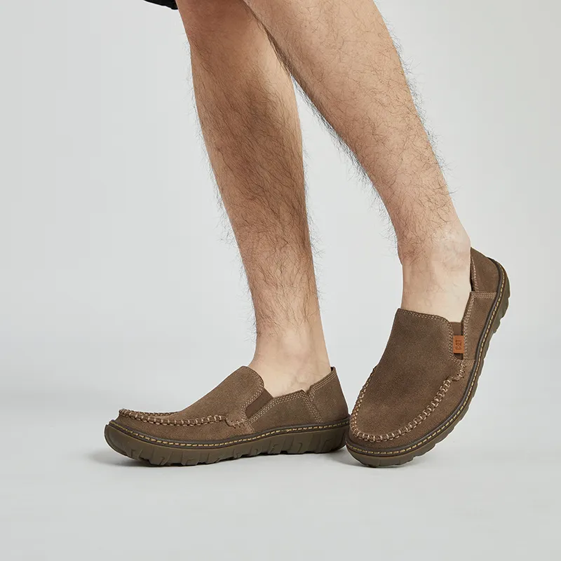 CAT Boat Shoes Men Brown-8