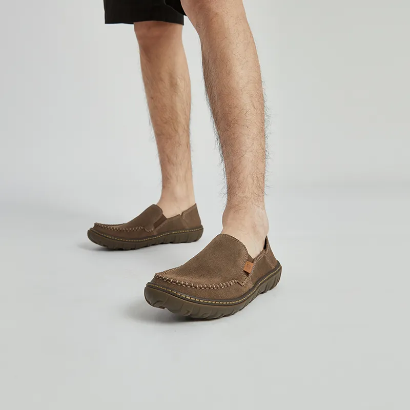 CAT Boat Shoes Men Brown-5