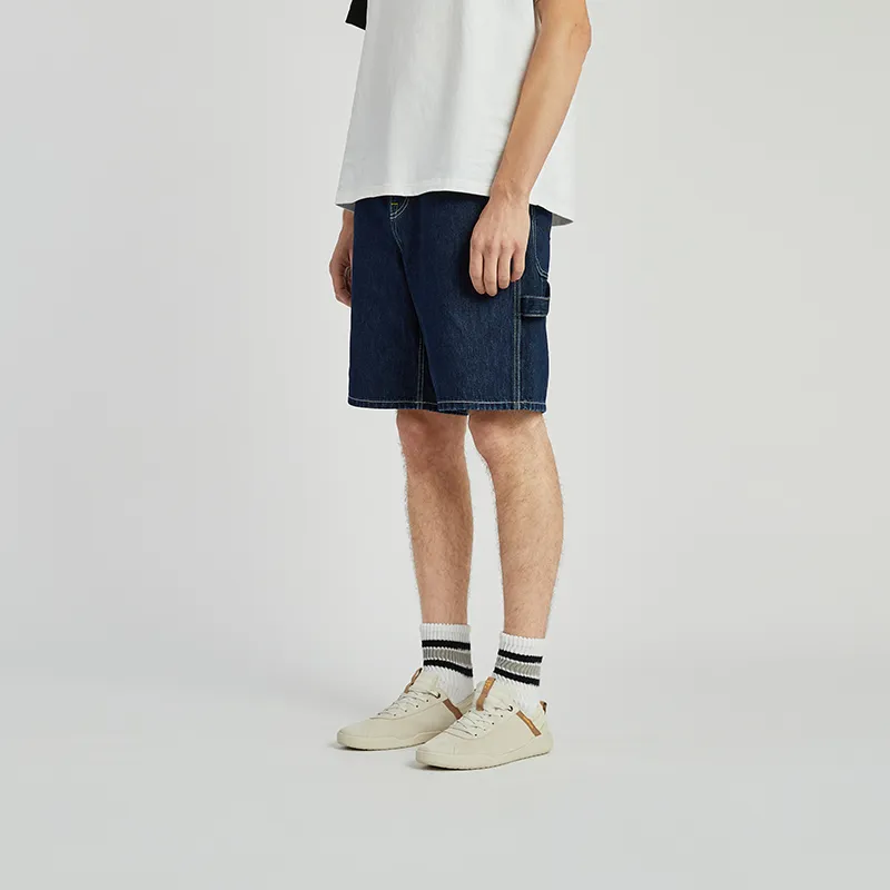 CAT SS24 Denim Shorts Men's Indigo-3